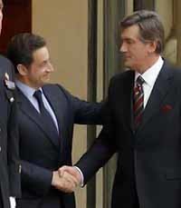 Ющенко едет во Францию, а Саркози - в Украину 