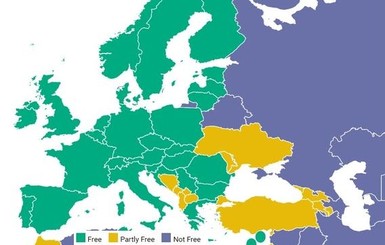 Freedom House объяснили карту Украины с отделением Крыма