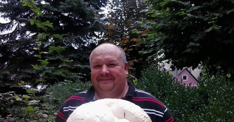 В Черновцах нашли гигантский гриб