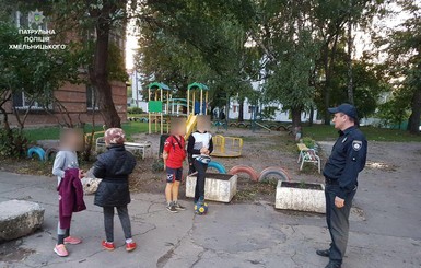 В Хмельницком дети пожаловались полиции на старушку, которая выгнала их с детской площадки