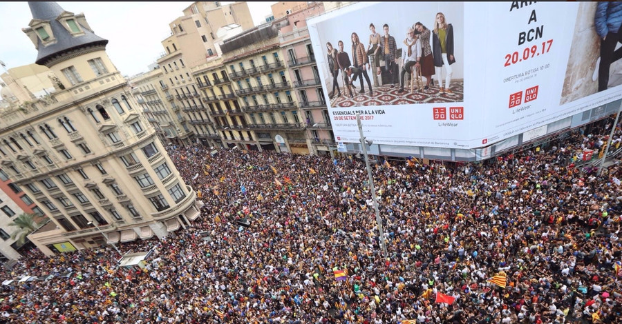 Забастовка в Каталонии парализовала Барселону