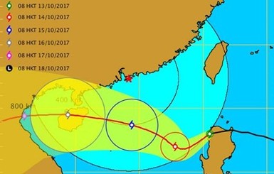 Китаю, Филиппинам и Вьетнаму угрожает новый шторм