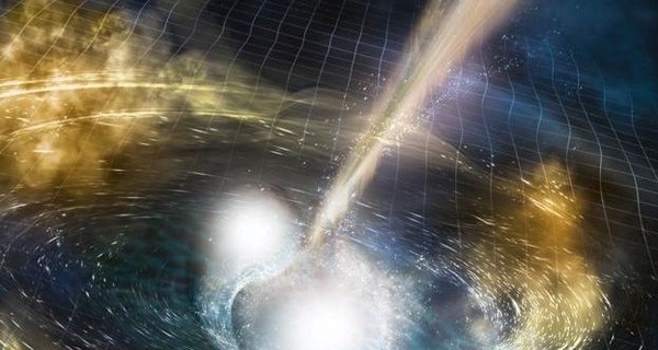Астрономы впервые услышали гравитационные волны от слияния двух звезд