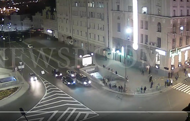 Опубликовано видео момента смертельной аварии в Харькове 