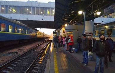 Взрывчатки на центральном киевском ж/д вокзале  не нашли 