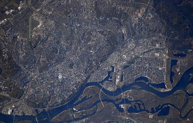 Астронавт НАСА показал, как выглядит Киев из космоса 
