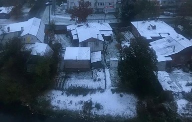 В Чернигове, Киеве  и Харькове выпал первый снег