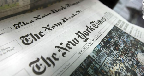 МИД Украины призвало The New York Times исправить карту с Крымом