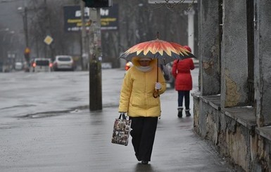 В Украине ожидается мокрый снег и дожди