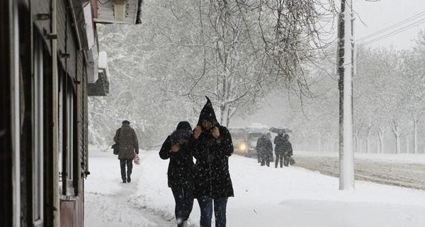 Сегодня днем,28 ноября, в Украине местами пройдет дождь с мокрым снегом