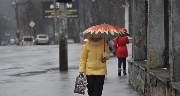 Сегодня, в первый день зимы, в Украине будет тепло и дождливо