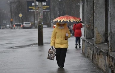 Сегодня, в первый день зимы, в Украине будет тепло и дождливо