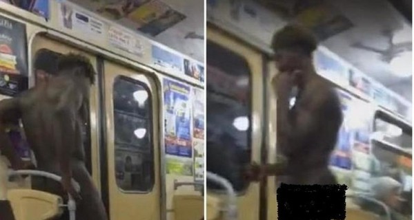 В харьковском метро пританцовывал голый мужчина