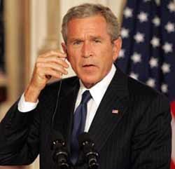 Первое интервью Буша в Украине взяли по смс 