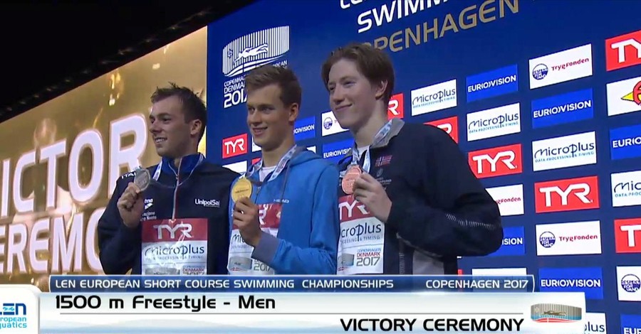 Украинский пловец завоевал золотую медаль в Копенгагене