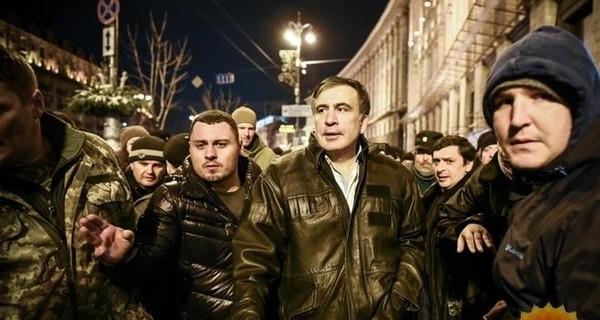 Сторонники Саакашвили организуют штаб в Октябрьском дворце