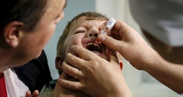 В Украине нехватка вакцины от полиомиелита