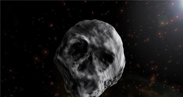 К Земле летит мертвая комета в виде черепа