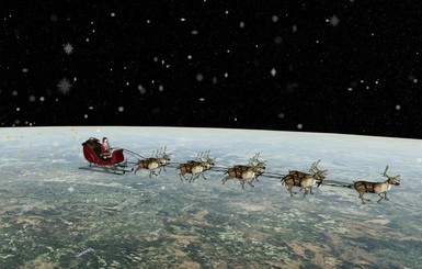 ПВО США зафиксировали Санта Клауса