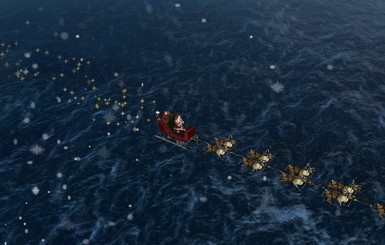 Санта раздал 7 миллионов подарков и снова залетел в Донецк