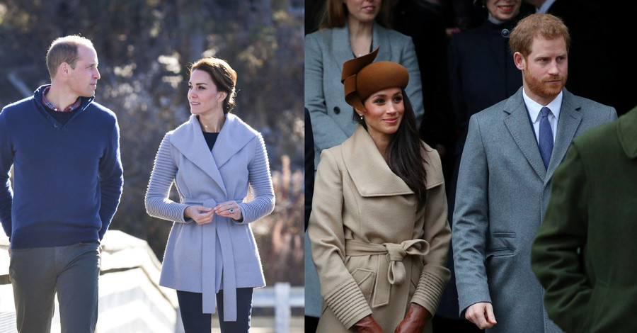 Меган Маркл и Кейт Миддлтон носят пальто одного бренда