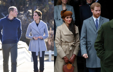 Меган Маркл и Кейт Миддлтон носят пальто одного бренда