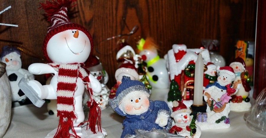 Жительница Одесской области собрала рекордную коллекцию снеговиков