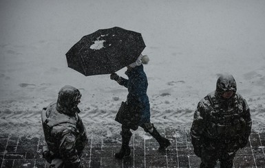 Сегодня днем, 18 января, в Украине пройдет сильный мокрый снег