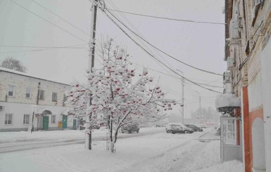 Непогода в Украине: Черкассы завалило снегом, а Одессу затопило