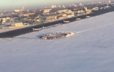 Спикер МВД Артем Шевченко показал заснеженный Киев с высоты птичьего полета