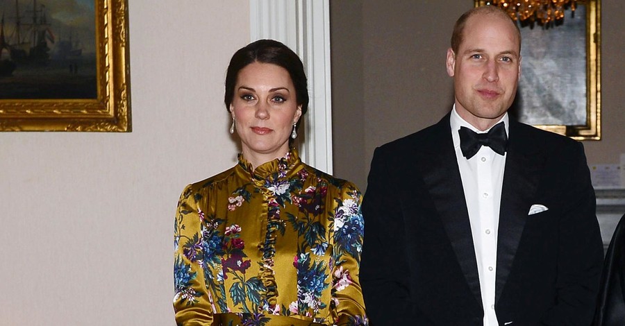 Кейт Миддлтон выбрала платье с цветочным принтом для ужина с королевской семьей Швеции 