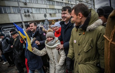 Саакашвили организовал очередной марш в Киеве – 