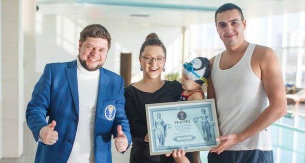 Трехлетняя одесситка установила рекорд Украины