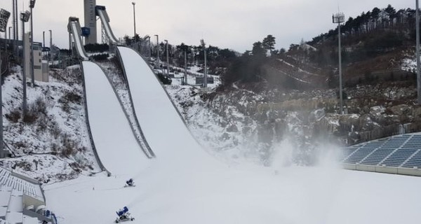 Снег на Олимпиаде в Пхенчхане на 98% искусственный