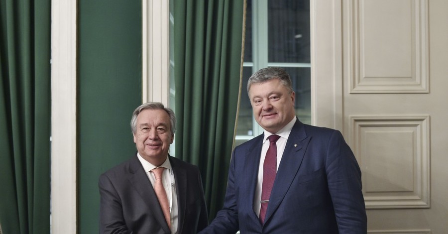 Порошенко и Генсек ООН обсудили введение миротворцев в Донбасс