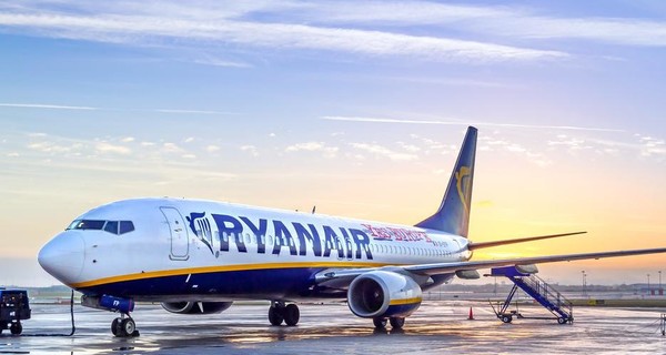 Лоукостер Ryanair будет летать из Борисполя и Львова