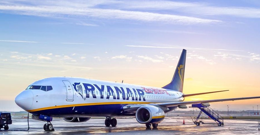 Лоукостер Ryanair будет летать из Борисполя и Львова