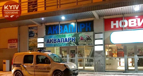 В киевском аквапарке на ребенка обрушился кусок потолка