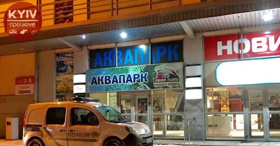 В киевском аквапарке на ребенка обрушился кусок потолка