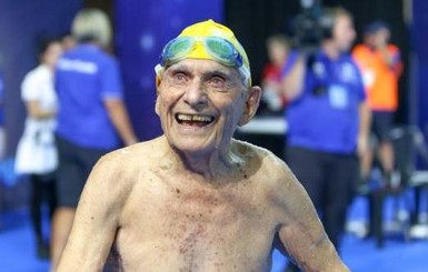 99-летний пловец установил мировой рекорд