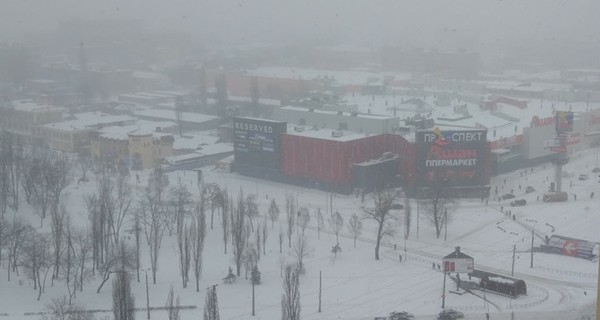 Завтра в Киеве может выпасть до 20 сантиметров снега