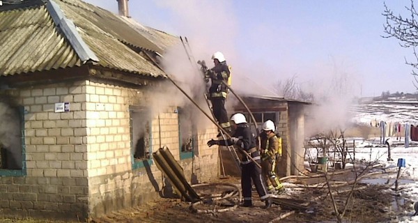 В Кировоградской области на пожаре погибли трое детей