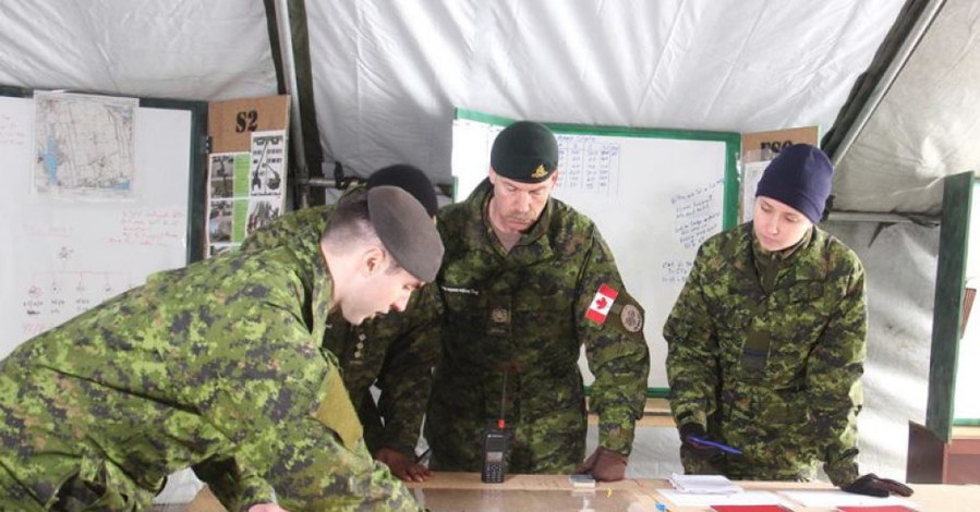 В Одессе канадские военные развернули батальонный штаб управления