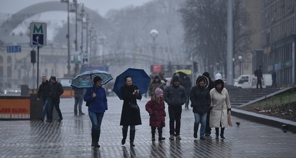 Сегодня днем,27 марта, в Украине пройдут дожди