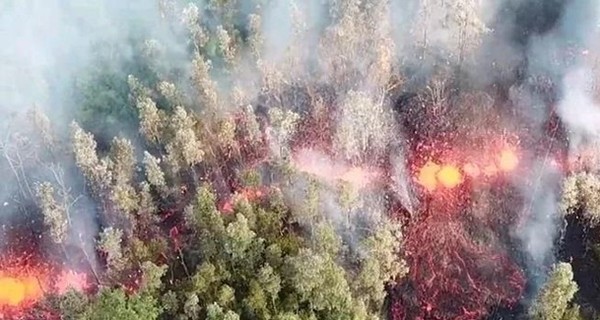 На Гавайях объявлена чрезвычайная ситуация из-за извержения вулкана Килауэа