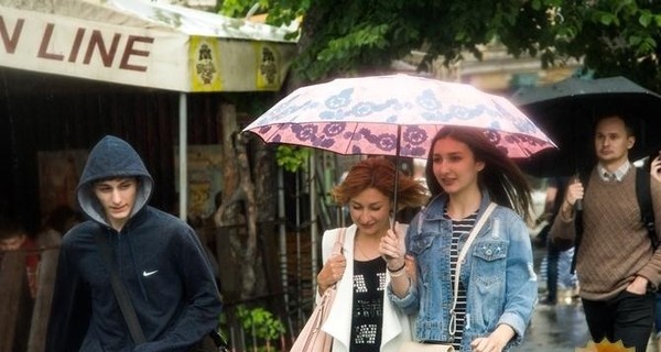 В воскресенье, 13 мая, в Украине пройдут дожди с грозами