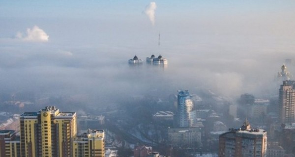 Самым загрязненным местом в Киеве стал центр