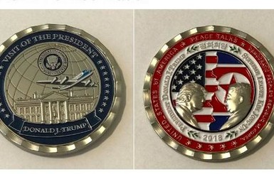 В США выпустили памятную монету ко встрече Трампа и Ким Чен Ына