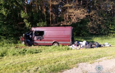 На Львовщине столкнулись микроавтобус и грузовик, погибли 6 заробитчан