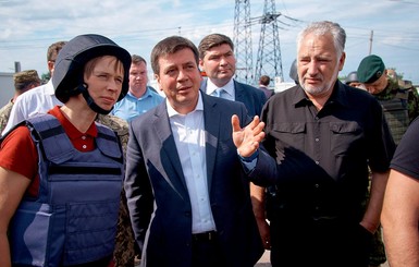 Президент Эстонии посетила Донбасс